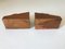 Vintage Wooden Bookends by La Fontaine, Set of 2, Image 8