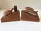 Vintage Wooden Bookends by La Fontaine, Set of 2, Image 3