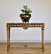 Neo-Classical Style Italian Marble, Gilt Metal & Beech Console Table, 1950s 12