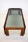 Italian Smoked Glass and Wood Coffee Table by Tobia & Afra Scarpa, 1960s, Image 6