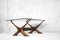 Modernist Walnut Condor Coffee Table by Fredrik Schriever Abeln for Örebro Glass, 1960s 10