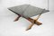 Modernist Walnut Condor Coffee Table by Fredrik Schriever Abeln for Örebro Glass, 1960s, Image 1