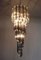 Vintage Italian Chandelier with 86 Smoked Glass Prisms, 1983, Image 11