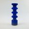 Scandinavian Modern Blue Glass Vase by Per-Olof Ström for Alsterfors, 1960s 2