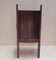 Large Antique German Oak, Cow Leather, & Varnish Lounge Chair, 1910s, Image 5