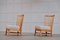 Scandinavian Modern Pine Lounge Chairs, 1950s, Set of 2 6