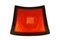 Centrotavola Campielo Q25 in vetro di Murano nero e rosso di Stefano Birello per VeVe Glass, 2019, Immagine 1
