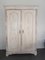 Antique Painted Wooden Wardrobe 1
