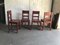Antique Painted Wooden Dining Chairs, Set of 4 4