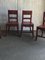 Antike Esszimmerstühle aus lackiertem Holz, 4er Set 7