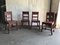 Antike Esszimmerstühle aus lackiertem Holz, 4er Set 1