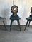 Vintage Hand-Painted Wooden Side Chairs, 1920s, Set of 3, Image 1