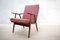 Czech Pink Armchair from TON, 1960s 2