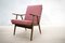 Czech Pink Armchair from TON, 1960s, Image 2