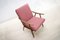 Czech Pink Armchair from TON, 1960s 5