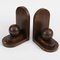 Art Deco Wooden Bookends, 1930s, Set of 2, Image 6