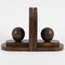 Art Deco Wooden Bookends, 1930s, Set of 2, Image 1