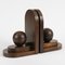 Art Deco Wooden Bookends, 1930s, Set of 2, Image 2
