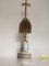 Lámpara de mesa francesa en forma de piña de bronce de Maison Charles, años 70, Imagen 3