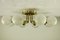 Mid-Century German Brass and Steel Ceiling Lamp from Hillebrand Lighting 5