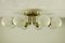 Mid-Century German Brass and Steel Ceiling Lamp from Hillebrand Lighting, Image 5