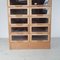 Glass & Oak Industrial 14-Drawer Cabinet from Dudley & Co., 1940s 3