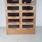 Glass & Oak Industrial 14-Drawer Cabinet from Dudley & Co., 1940s, Image 3