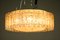 Mid-Century German Brass and Glass Tube Ceiling Lamp from Doria Leuchten, Image 3
