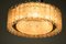 Mid-Century German Brass and Glass Tube Ceiling Lamp from Doria Leuchten 9