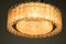 Mid-Century German Brass and Glass Tube Ceiling Lamp from Doria Leuchten, Image 9