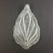 Italian Modern Brass and Murano Glass Leaf Sconce from Novaresi, 1980s 5