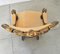 Antike italienische Sessel mit Holzgestell, 2er Set 11