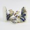 Fermalibri a forma di pavone in ceramica di Louis Waem per Maitrise de Nimy, anni '40, set di 2, Immagine 6