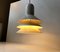 Minimalist Danish White Steel Pendant Lamp from Lyfa, 1980s 6