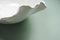 White Glossy Glazed Porcelain Bowl by Christine Roland, Image 5