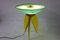 Lámpara de mesa de vidrio acrílico y resina de Steve Zoller, años 70, Imagen 4