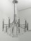 Italian Hand-Blown Glass Ceiling Lamp by Gaetano Sciolari for Sciolari, 1970s, Image 9