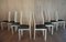 Schwarz-weiße italienische Esszimmerstühle von Pietro Costantini für Ello, 1970er, 8er Set 16