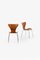 Danish Steel and Teak Model 3107 Dining Chairs by Arne Jacobsen for Fritz Hansen, 1969, Set of 6 1