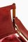 Moderner Sirocco Stuhl aus Messing & Leder von Arne Norell, 1964 2