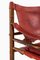 Moderner Sirocco Stuhl aus Messing & Leder von Arne Norell, 1964 5