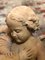 Antique Terracotta Fighting Angels Sculpture 9