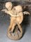 Antique Terracotta Fighting Angels Sculpture 2