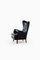 Modern Danish Leather and Oak Armchair by Frits Henningsen, 1930s, Image 6