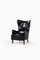 Modern Danish Leather and Oak Armchair by Frits Henningsen, 1930s, Image 1