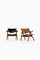 Modern Danish Leather and Oak CH-28 Side Chairs by Hans Wegner, 1951, Set of 2, Image 8