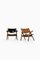 Set of Modern Danish Leather and Oak CH-28 Side Chairs by Hans Wegner, 1951 8