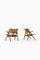 Modern Danish Leather and Oak CH-28 Side Chairs by Hans Wegner, 1951, Set of 2, Image 6