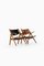 Set of Modern Danish Leather and Oak CH-28 Side Chairs by Hans Wegner, 1951 7