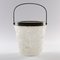 German Frosted Glass and Silver Plated Ice Bucket from WMF, 1930s 1